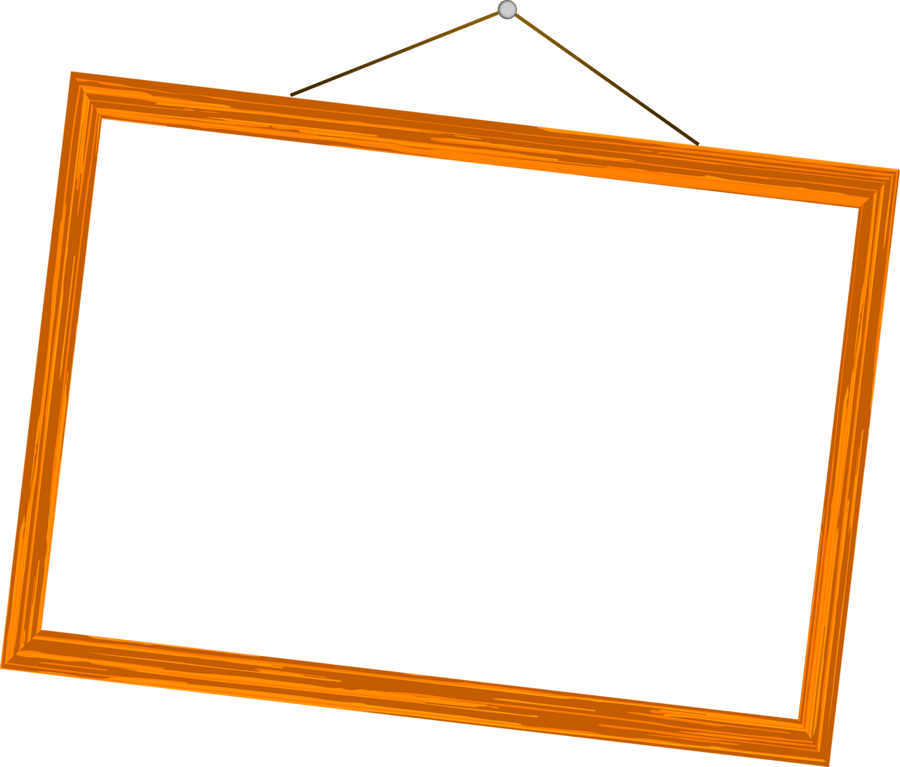 Picture frame hang board clipart