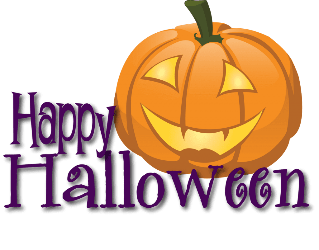 Halloween pumpkin happy october days clipart logo