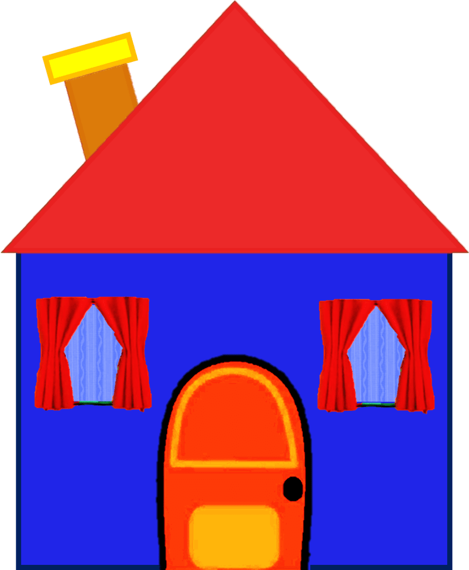 House in pin page clipart vector 4