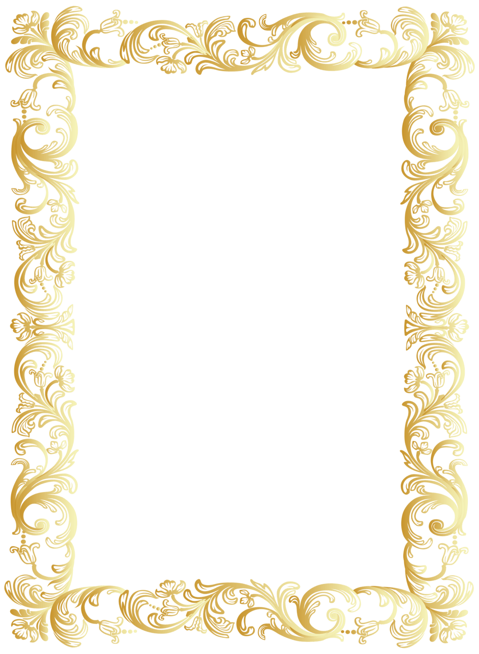 Picture frame vintage border clipart image