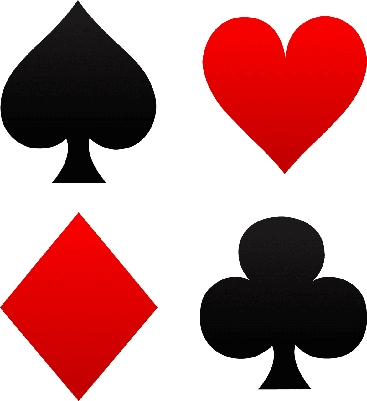 Playing cards cute clipart and coloring pages background