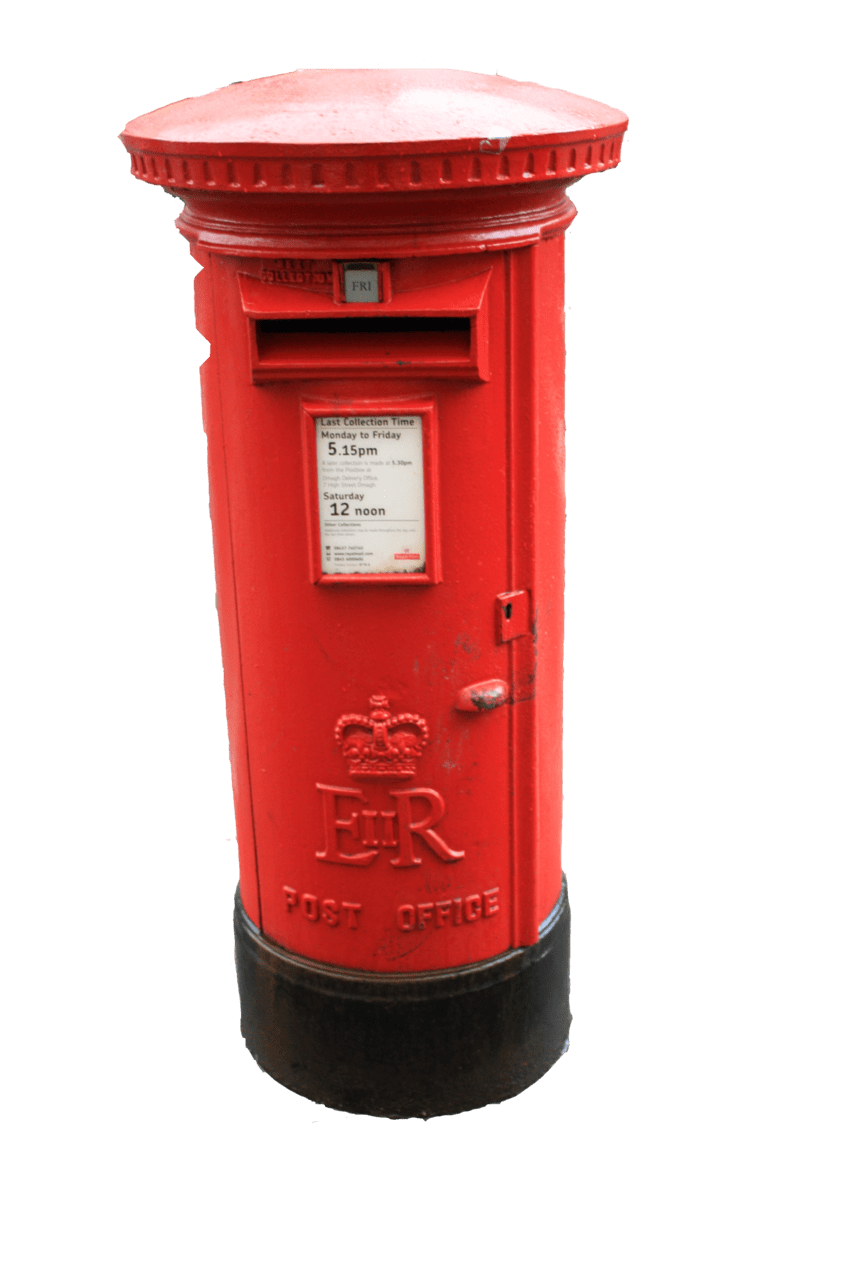 Post box clipart free