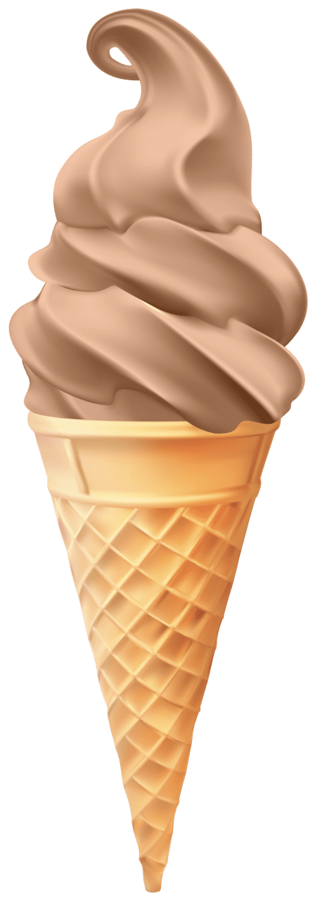 Ice cream cone cacao clipart image