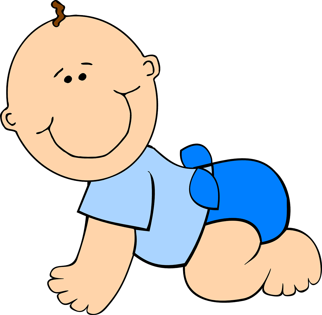 Diaper vector art graphics clipart 2