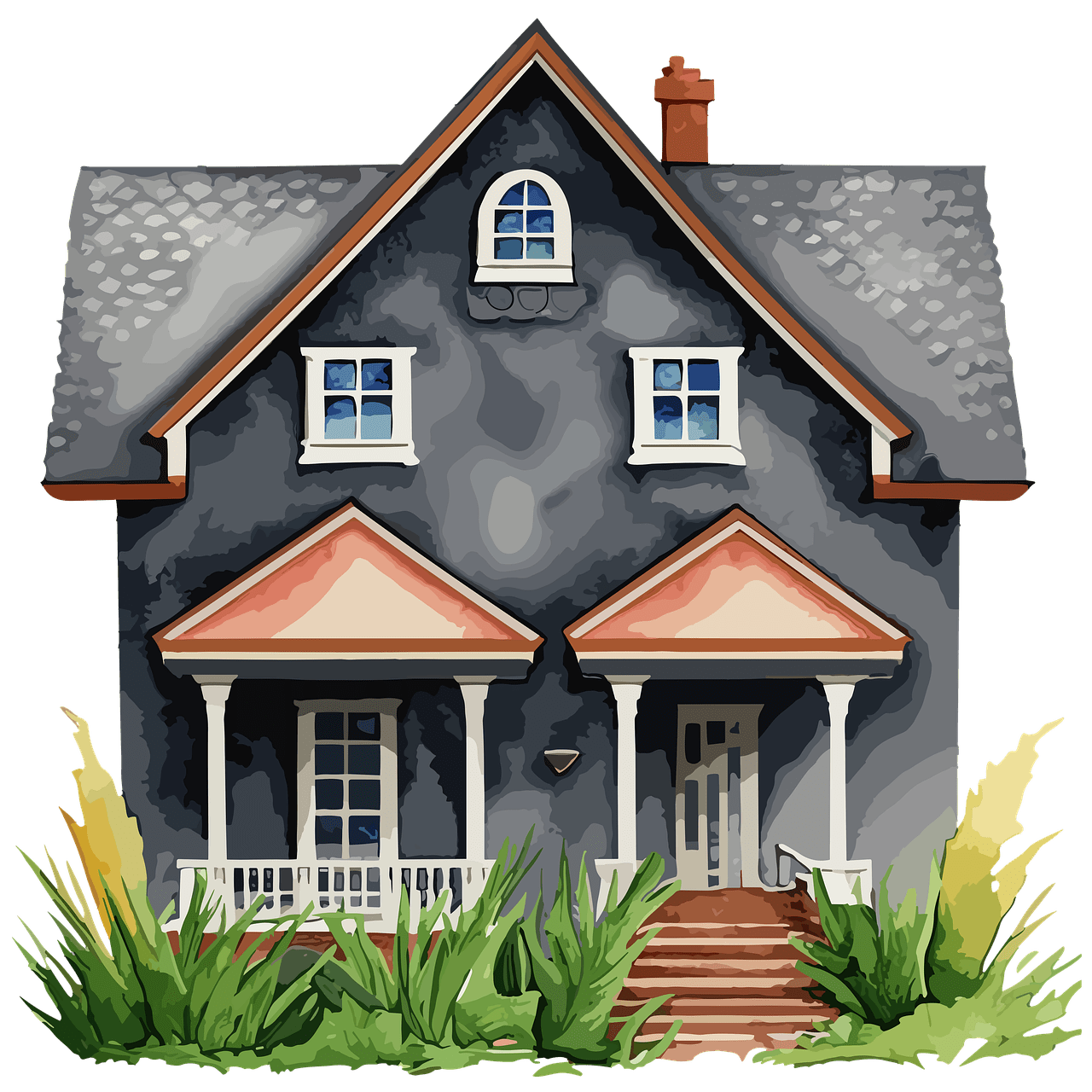 House in cottage home image clipart