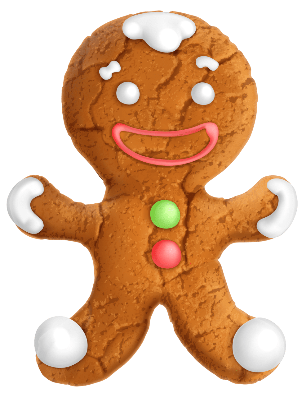 Gingerbread ornament clipart image high quality images and