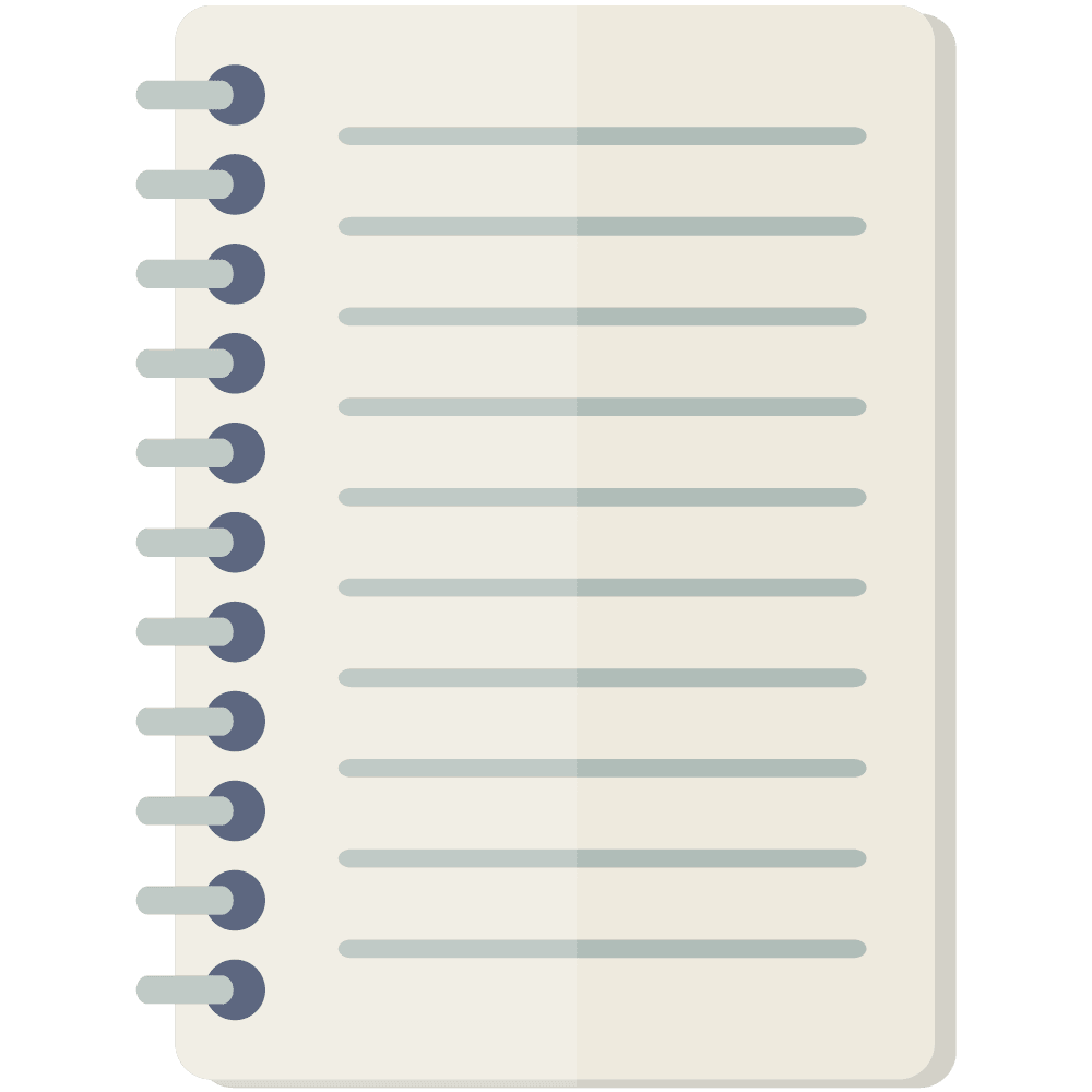 Notebook clipart photo