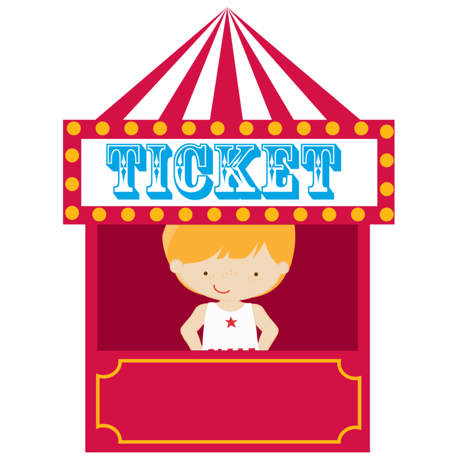 Ticket pin page clipart logo