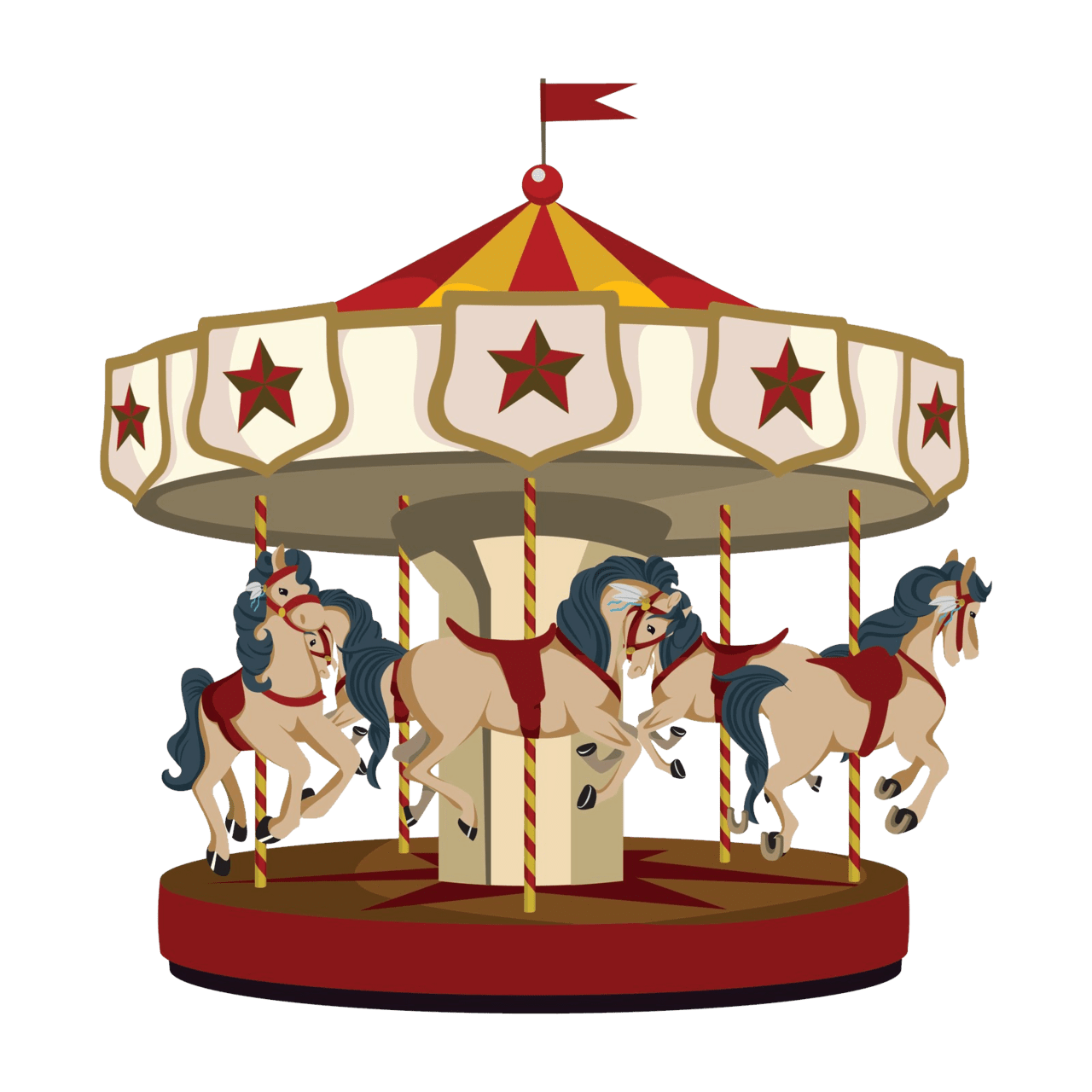 Park carousel image for clipart