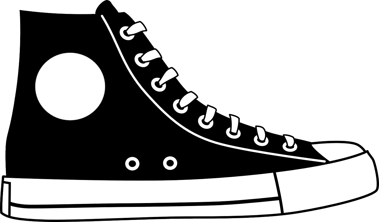 Shoe sneaker boot vector graphic clipart