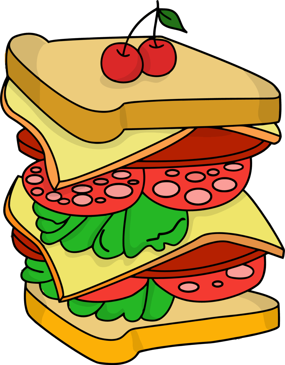 Sandwich for clipart clip art