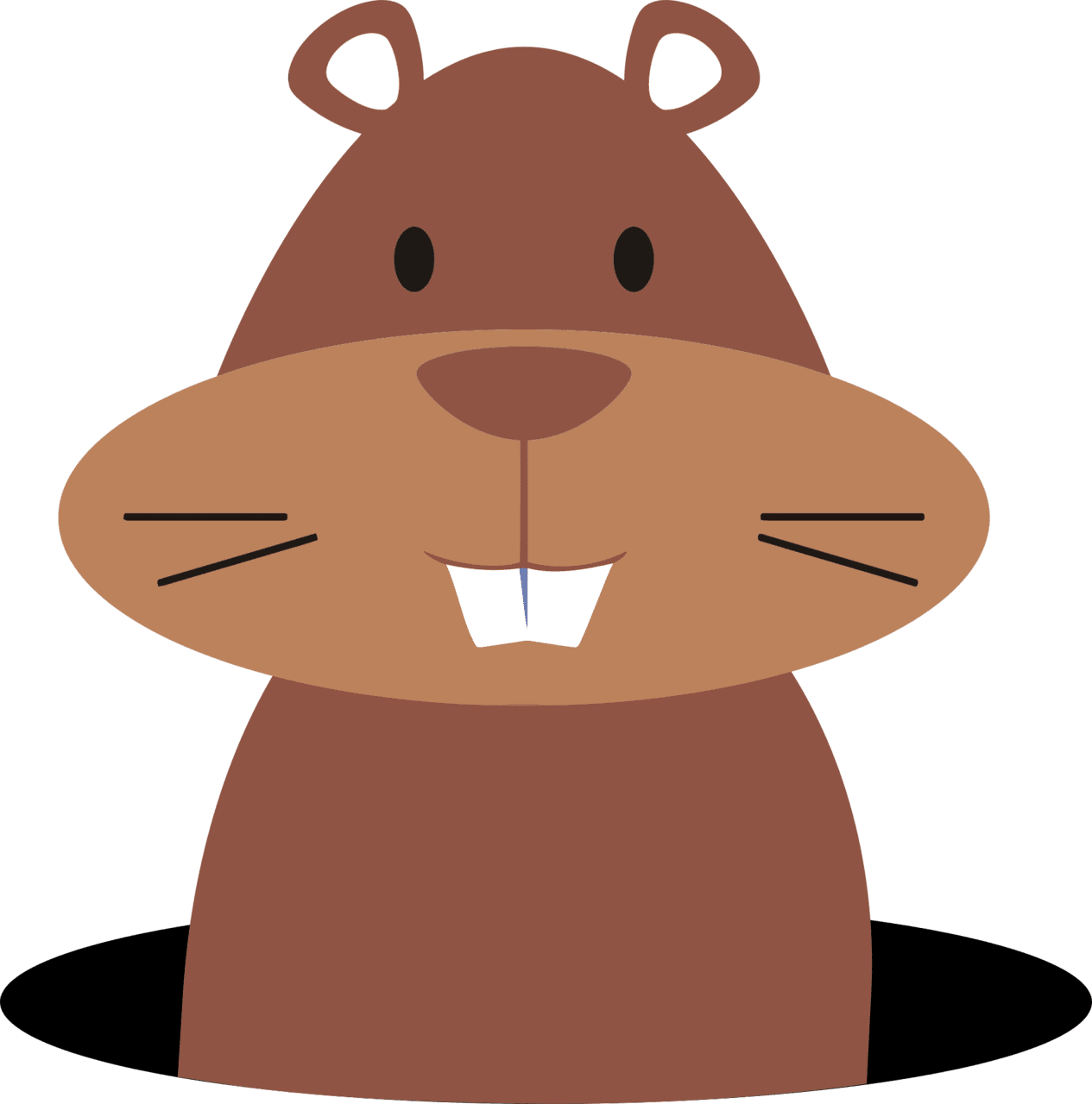 Groundhog login green box network clipart clip art