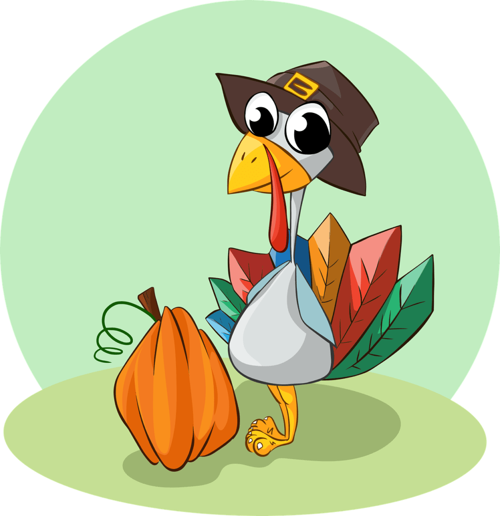 Cute turkey thanksgiving best craft activities for your toddler clipart logo