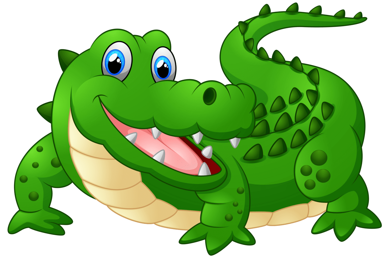 Crocodile pin page clipart picture