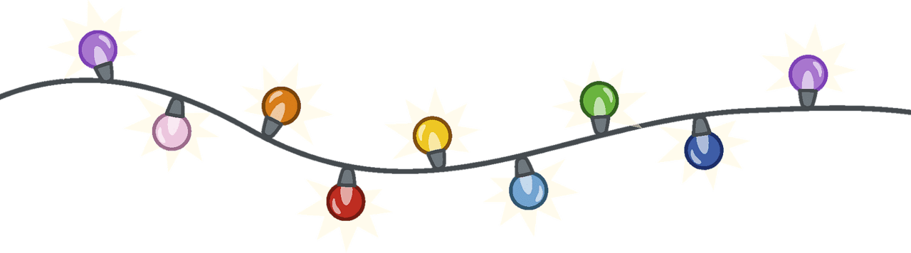 Christmas light vector clipart images