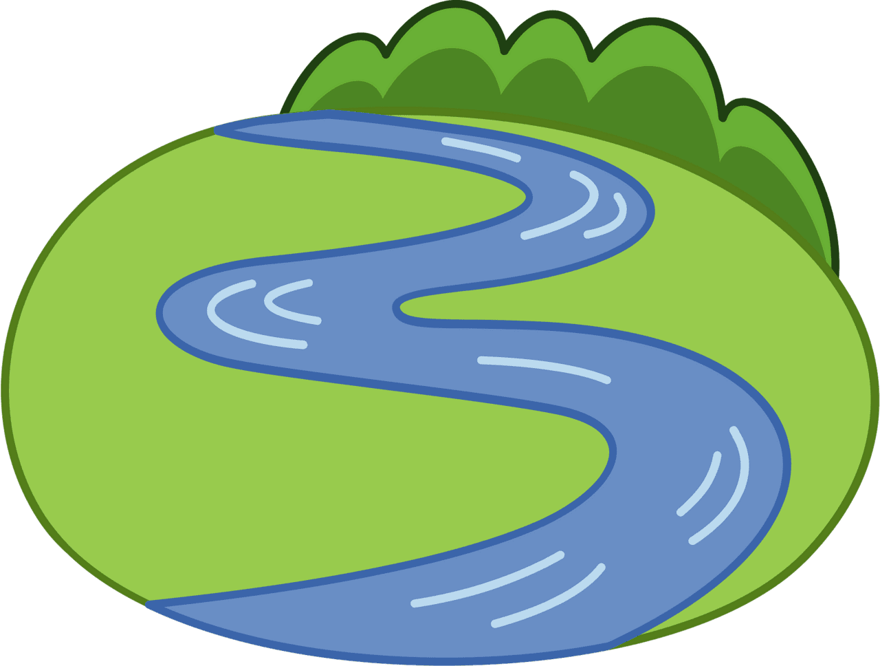 River vector clipart images 3