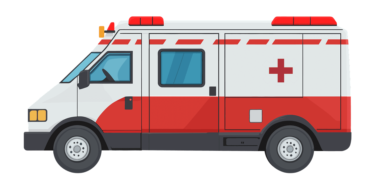 Ambulance emergency vehicle image clipart