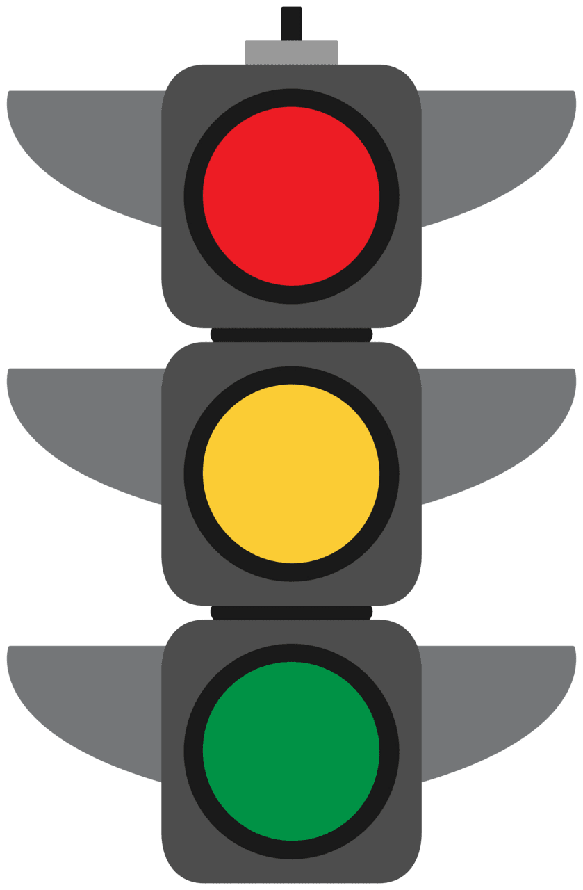 Traffic light stop clipart images