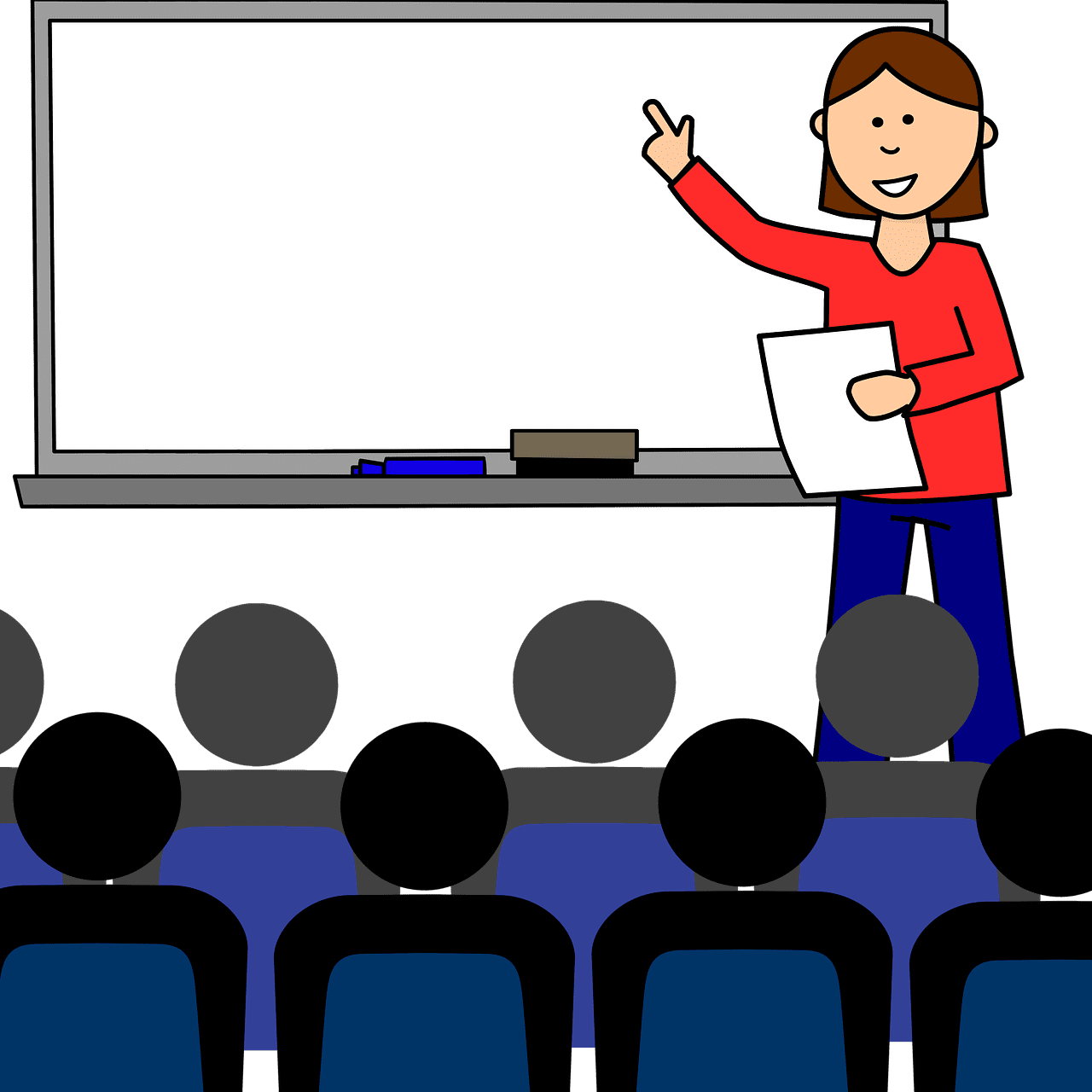 Presentation teacher class lesson image clipart