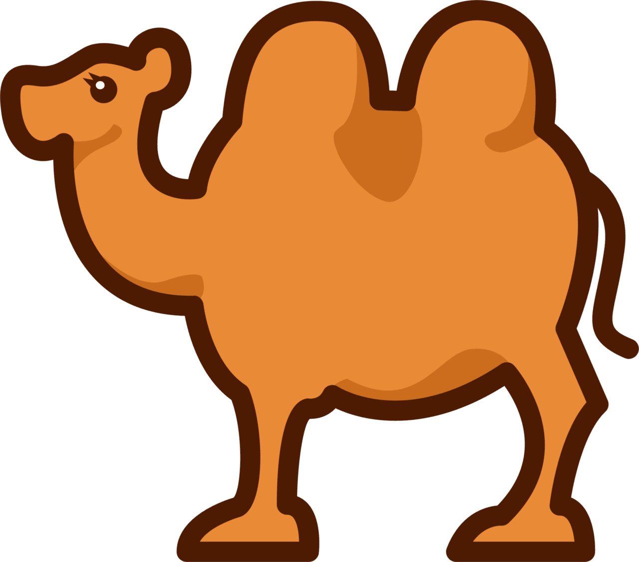 Camel emoji for clipart logo 2