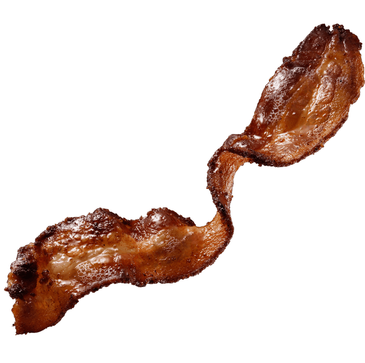 Bacon slice piece strips clipart photo