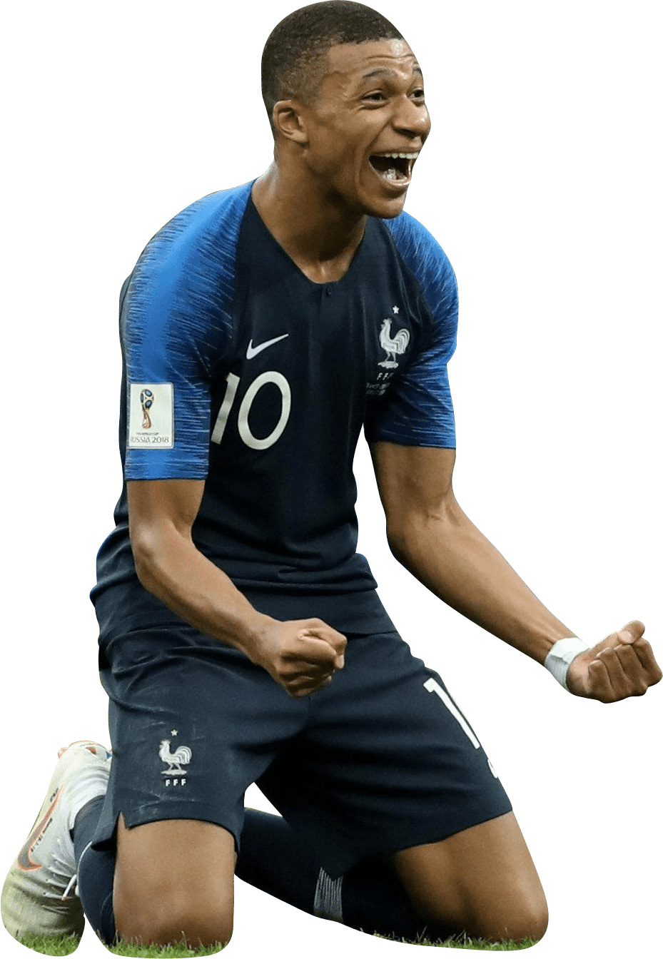 Football player kylian mbapp france render footyrenders clipart picture