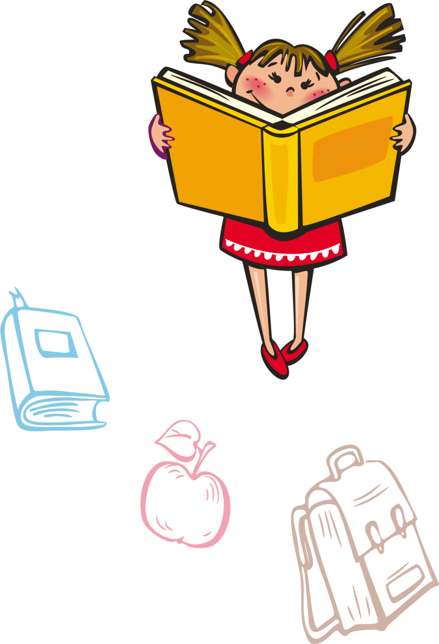 Stack of books school days clipart photo