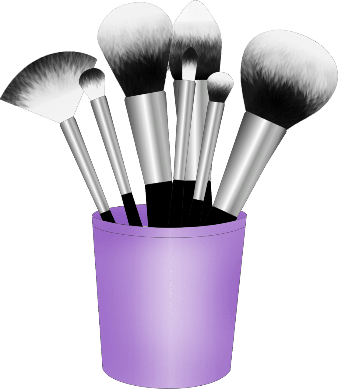 Makeup pin page clipart vector