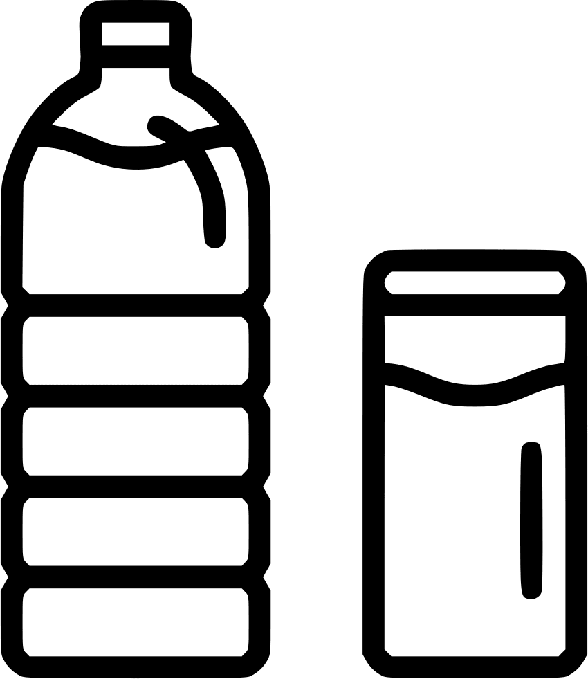 Drink bottle plimentary bottled water clipart image