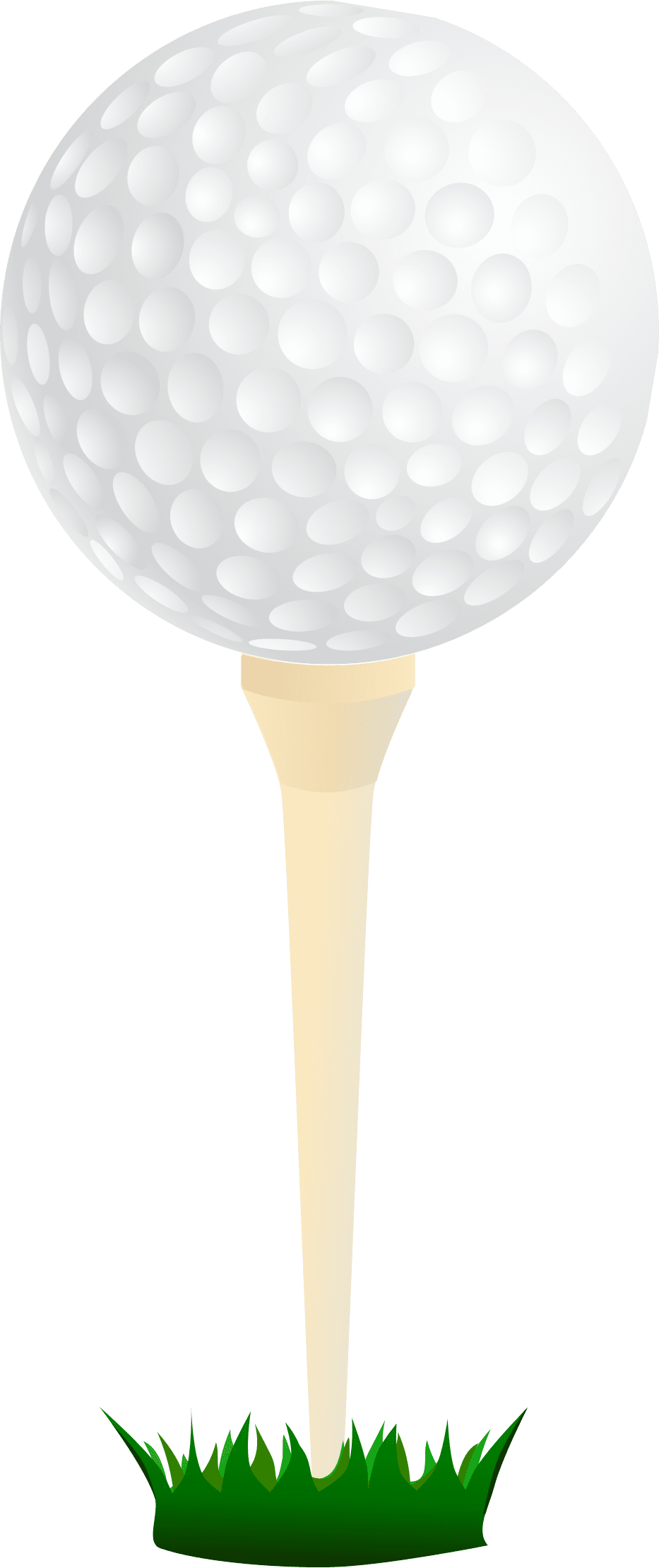 Golf ball clipart image