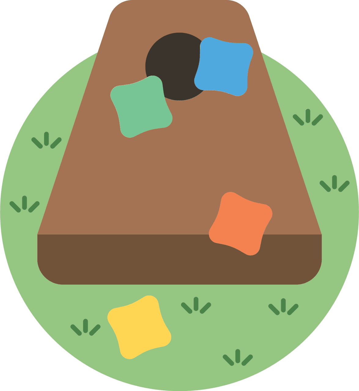 Cornhole vector clipart images 2