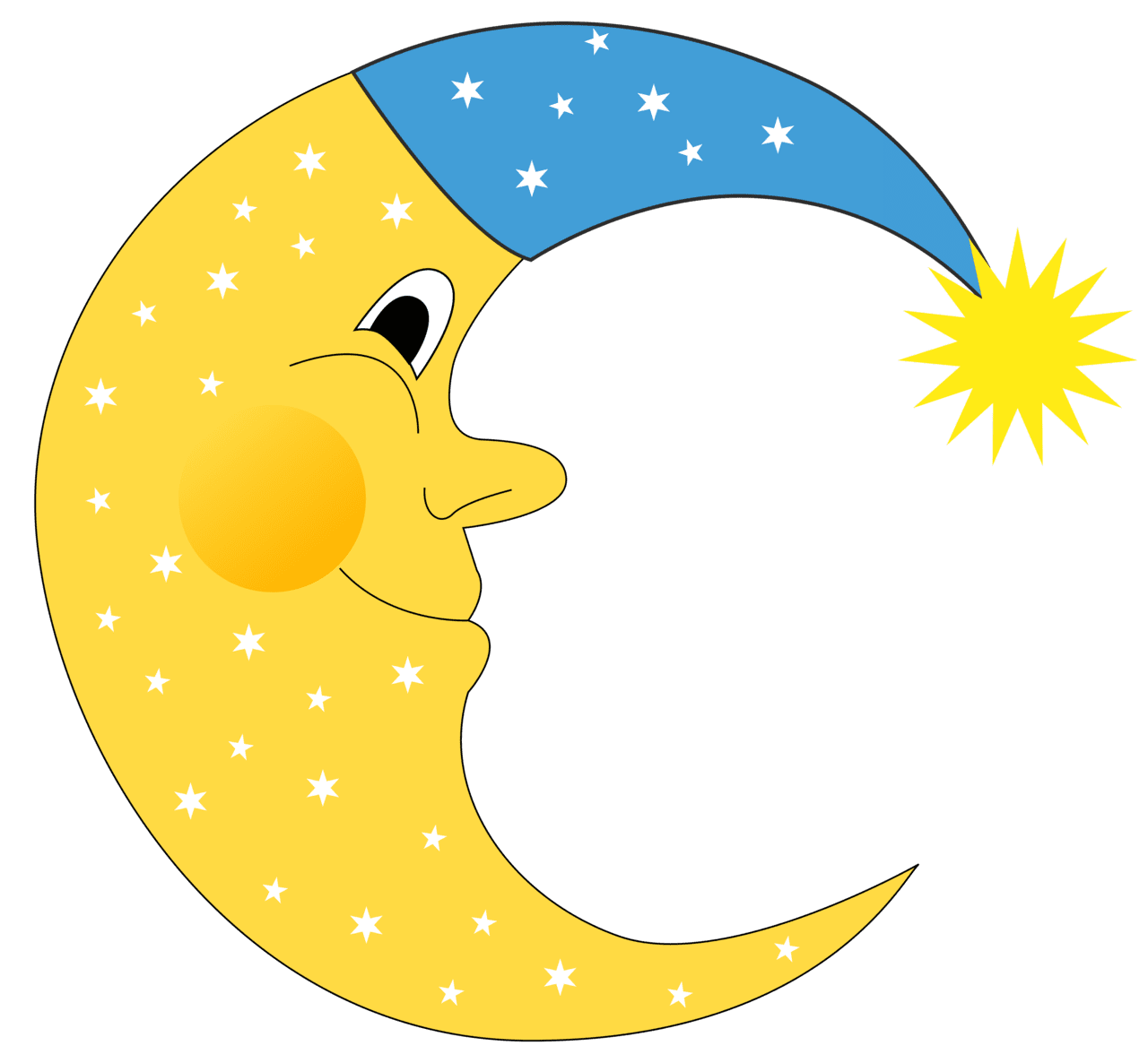 Picture moon clipart background