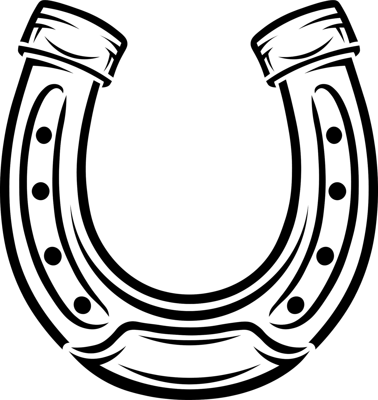 Horseshoe vector clipart images 5