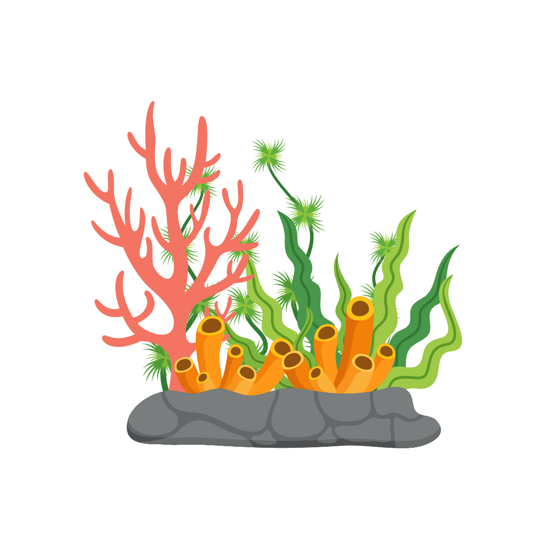 Coral languages we serve tagalog clipart vector