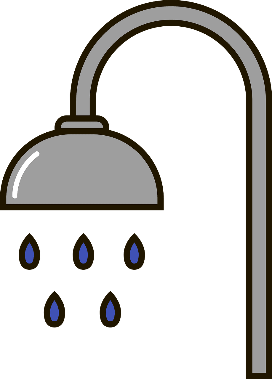 Shower vector clipart images 2