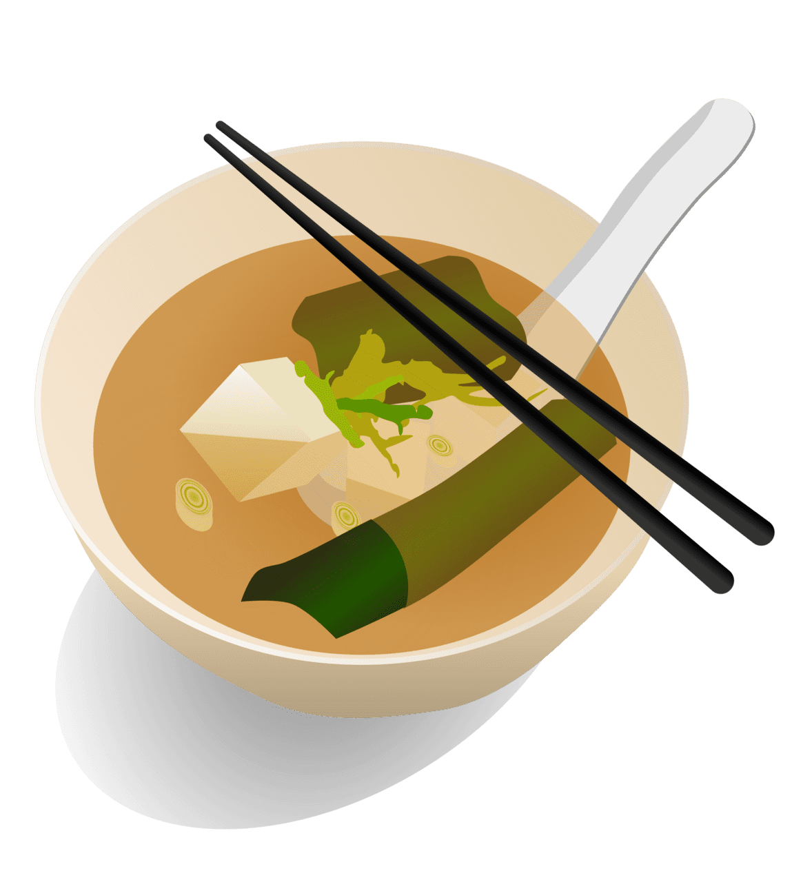 Sushi soup clipart photo