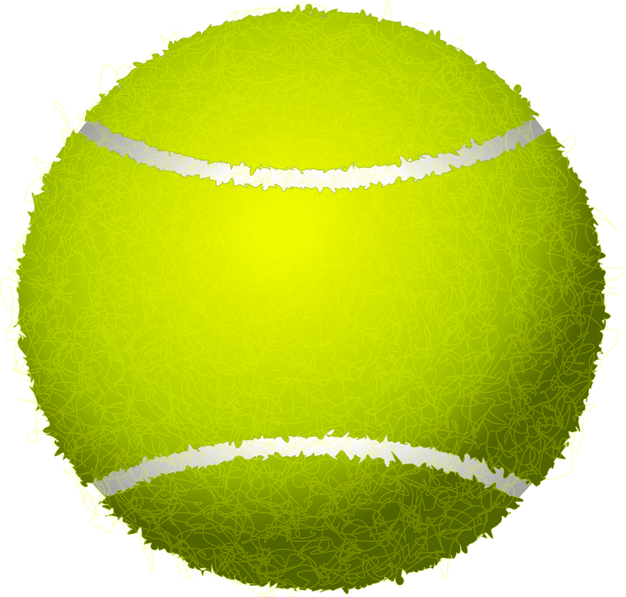 Tennis ball vector clipart images