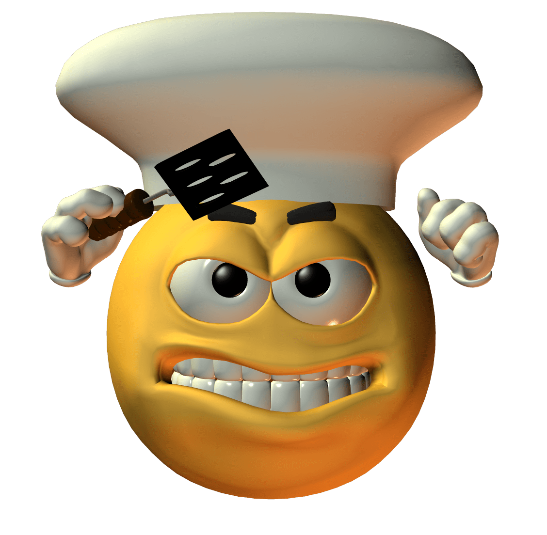 Chef hat pin page clipart logo