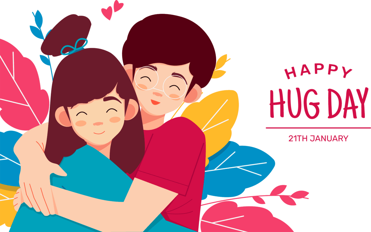 Happy hug day clipart hugging cartoon transparent