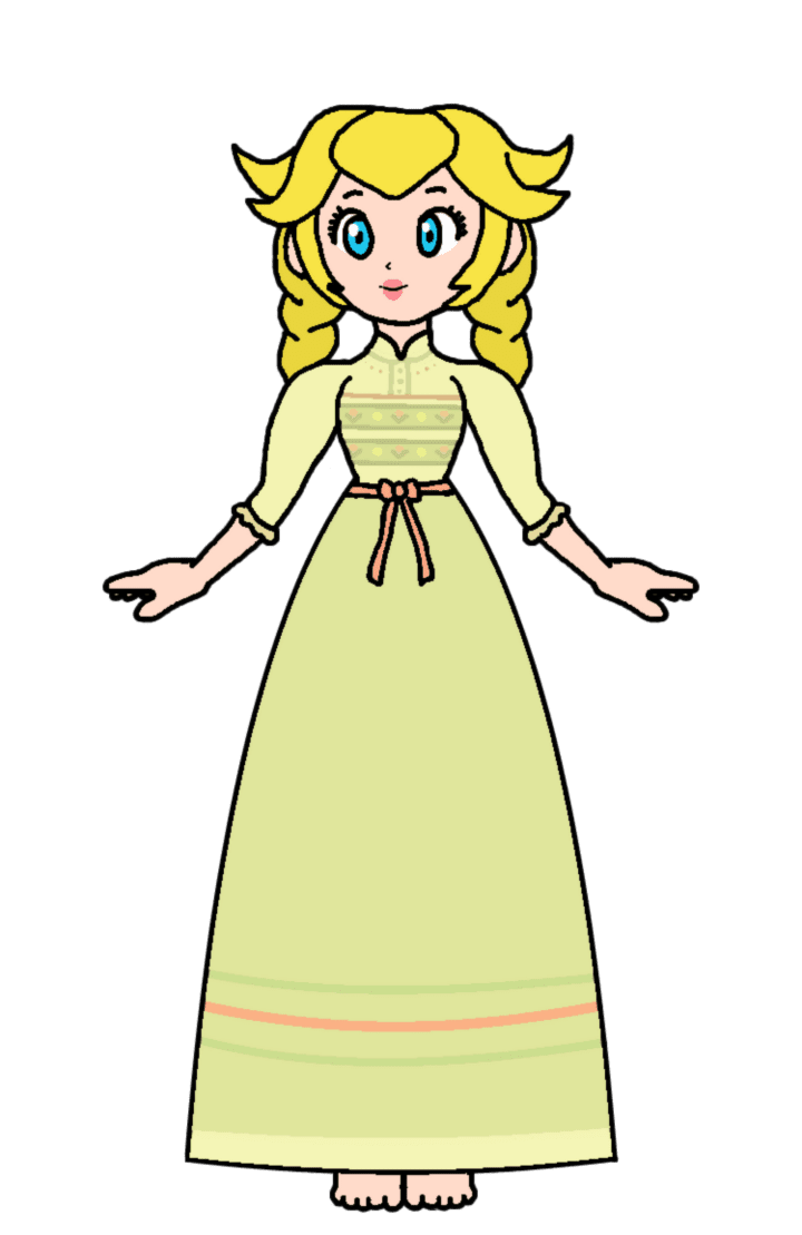 Dress peach anna night gown by katlime deviantart clipart image