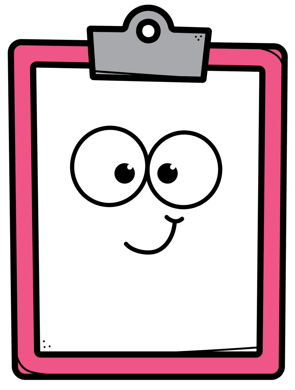 Clipboard page clipart clip art