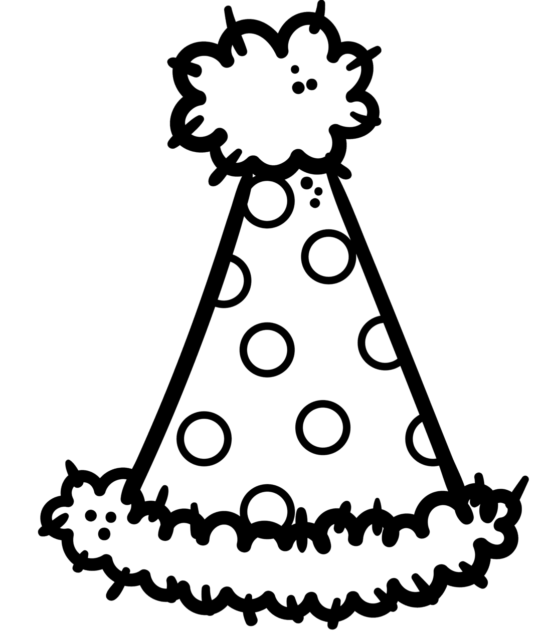 Birthday hat karneval partisi apkalar clipart picture