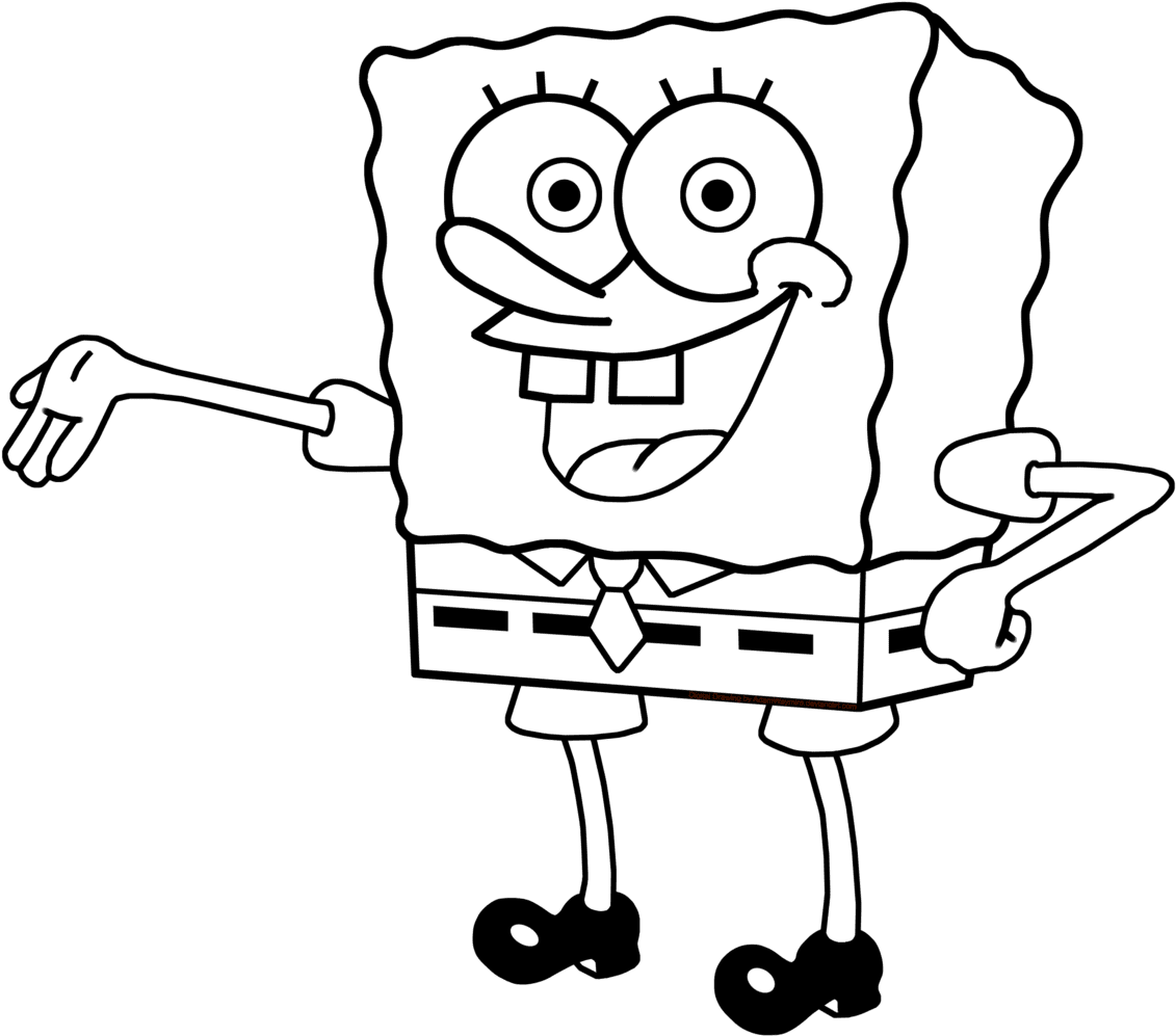 How to draw sandy cheeks from spongebob squarepants outline images of clipart large size image