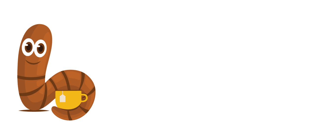 Lumbricus worm ery earth mpost tea clipart vector