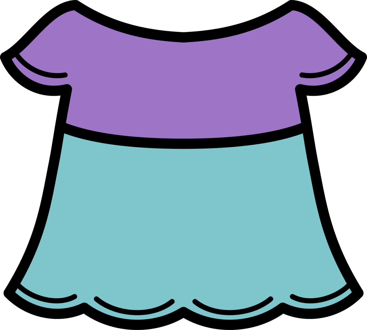 Dress pin page clipart vector