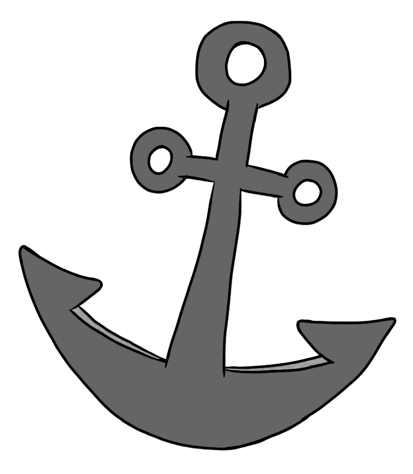 Shapes clipart by carrie teaching first pirate doodles with bie anchor best image