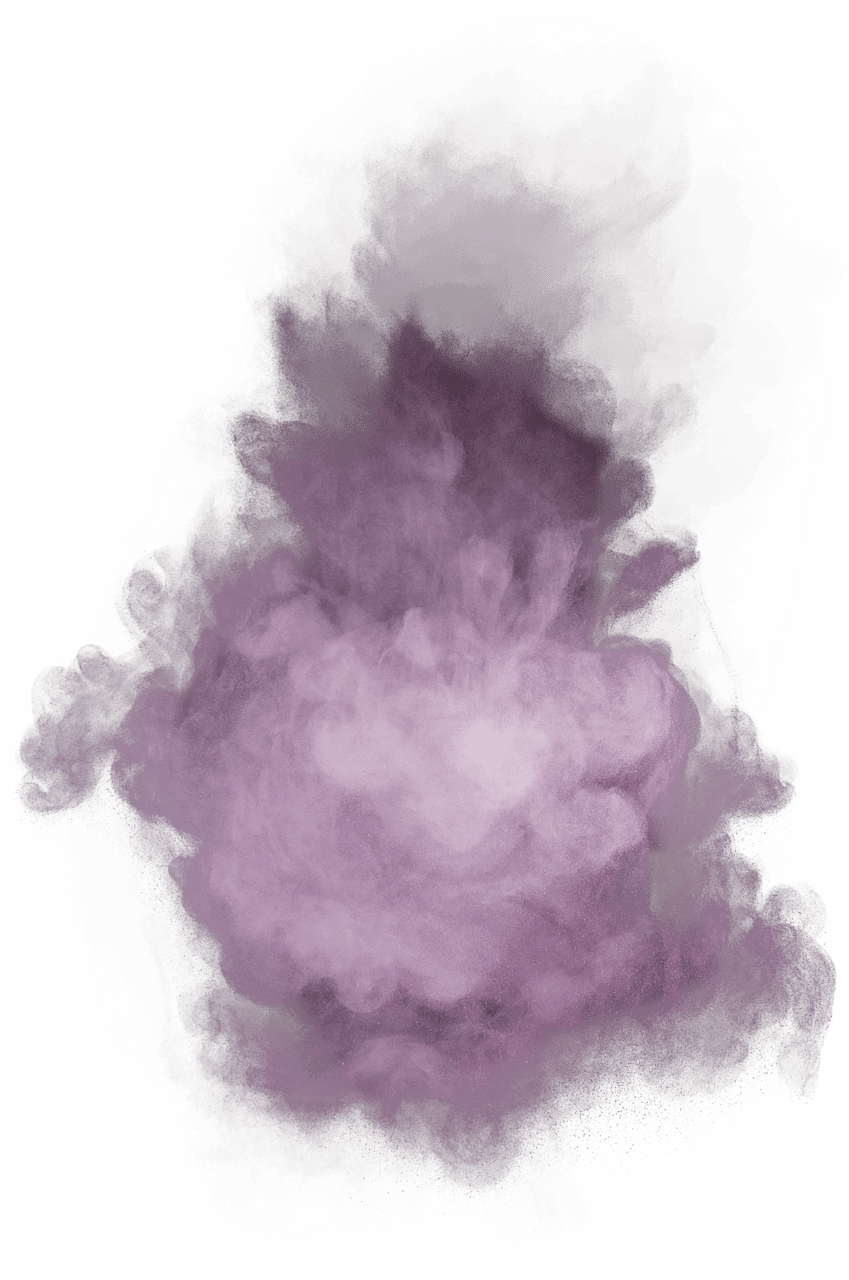 Smoke purple powder explosive material clipart photo