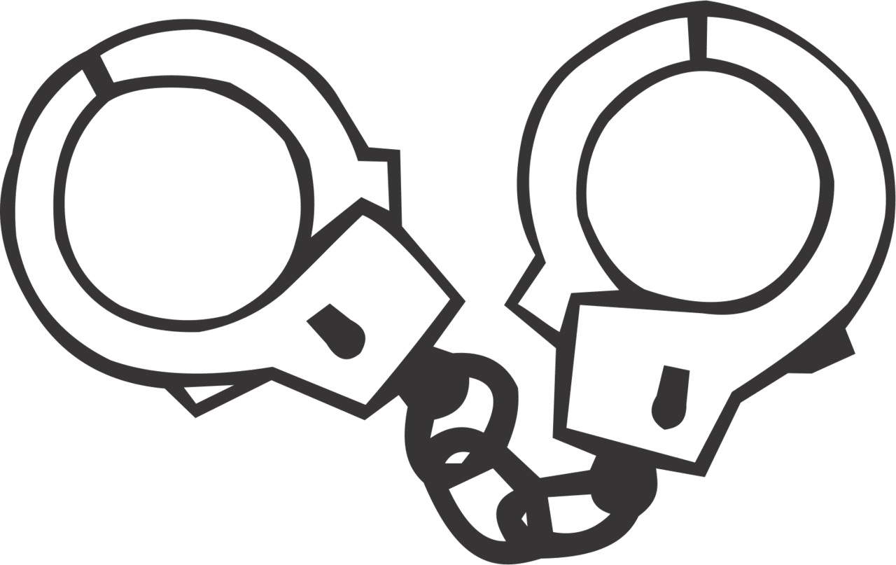 Handcuffs usa custom jackets clipart image