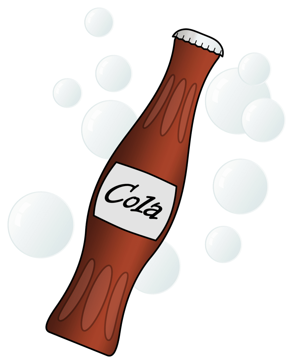 Drink bottle soda clipart background