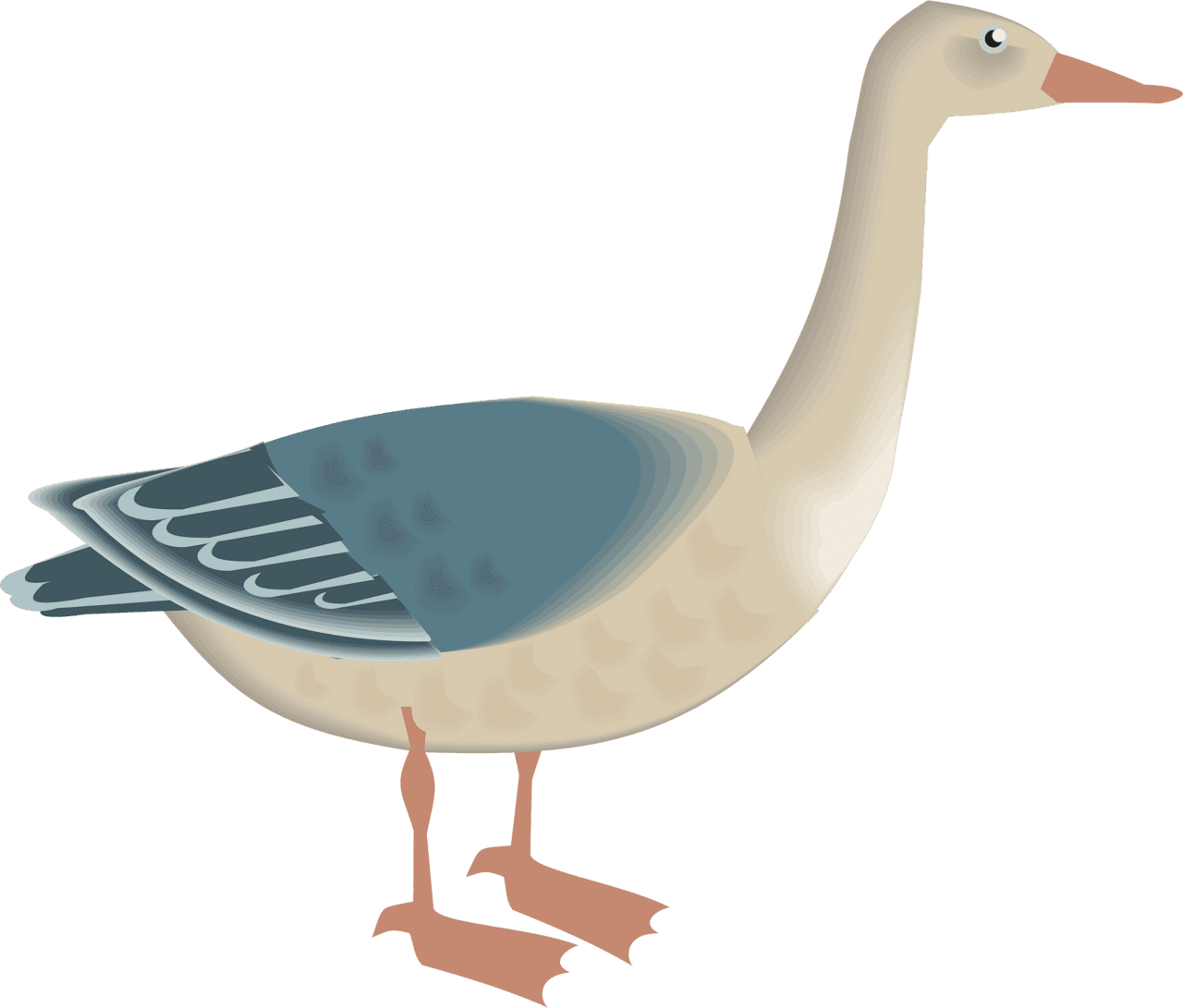 Goose vector clipart images 4